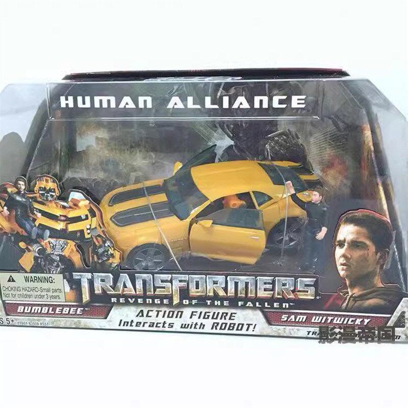 Transformers Bumblebee & Sam Witwicky Human Alliance Robot Action Figure Toy
