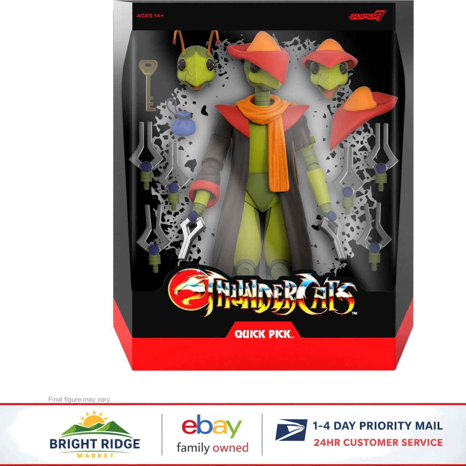 7-Inch Action Figure with Interchangeable Heads, Hands and Adventure Accessories