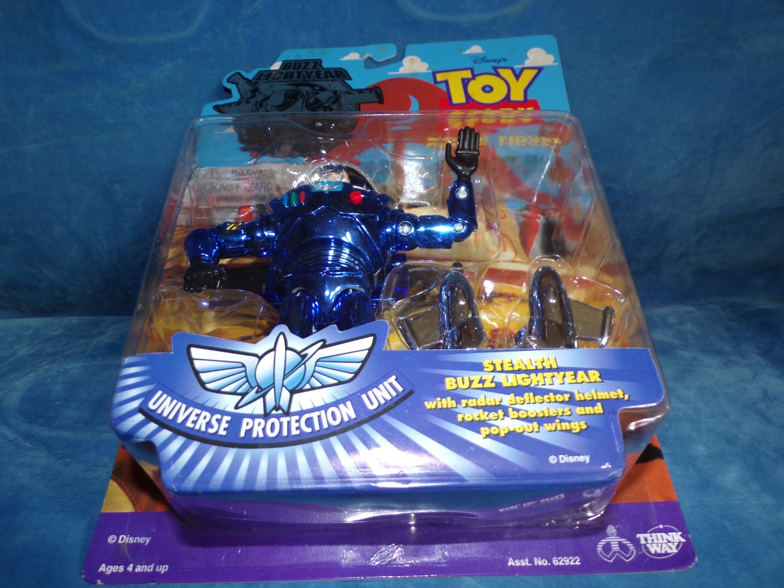 Buzz Lightyear 5” Platinum Stealth Interstellar set NIFSOP 1995 Thinkway new