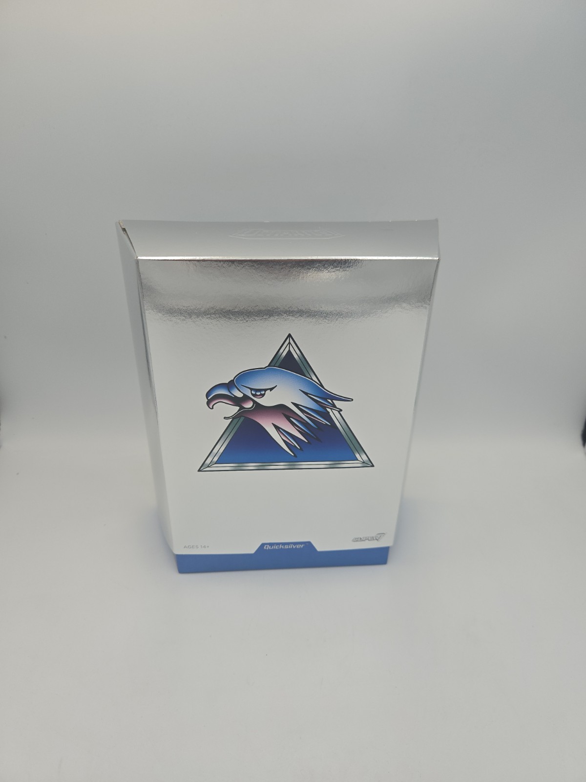 Super7 Ultimates Silverhawks Quicksilver 7&Prime; Action Figure. New In Open Box.