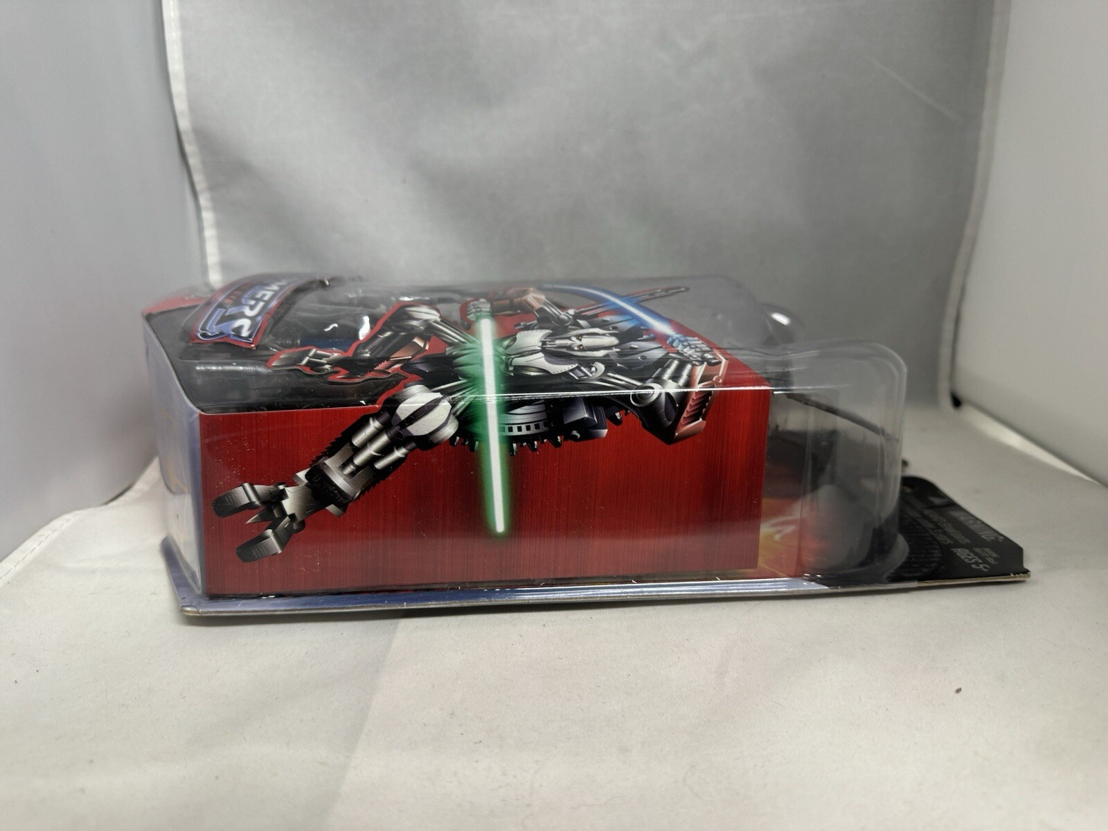 Star Wars Transformers General Grievous Wheel Bike with Spin Disk New 2005