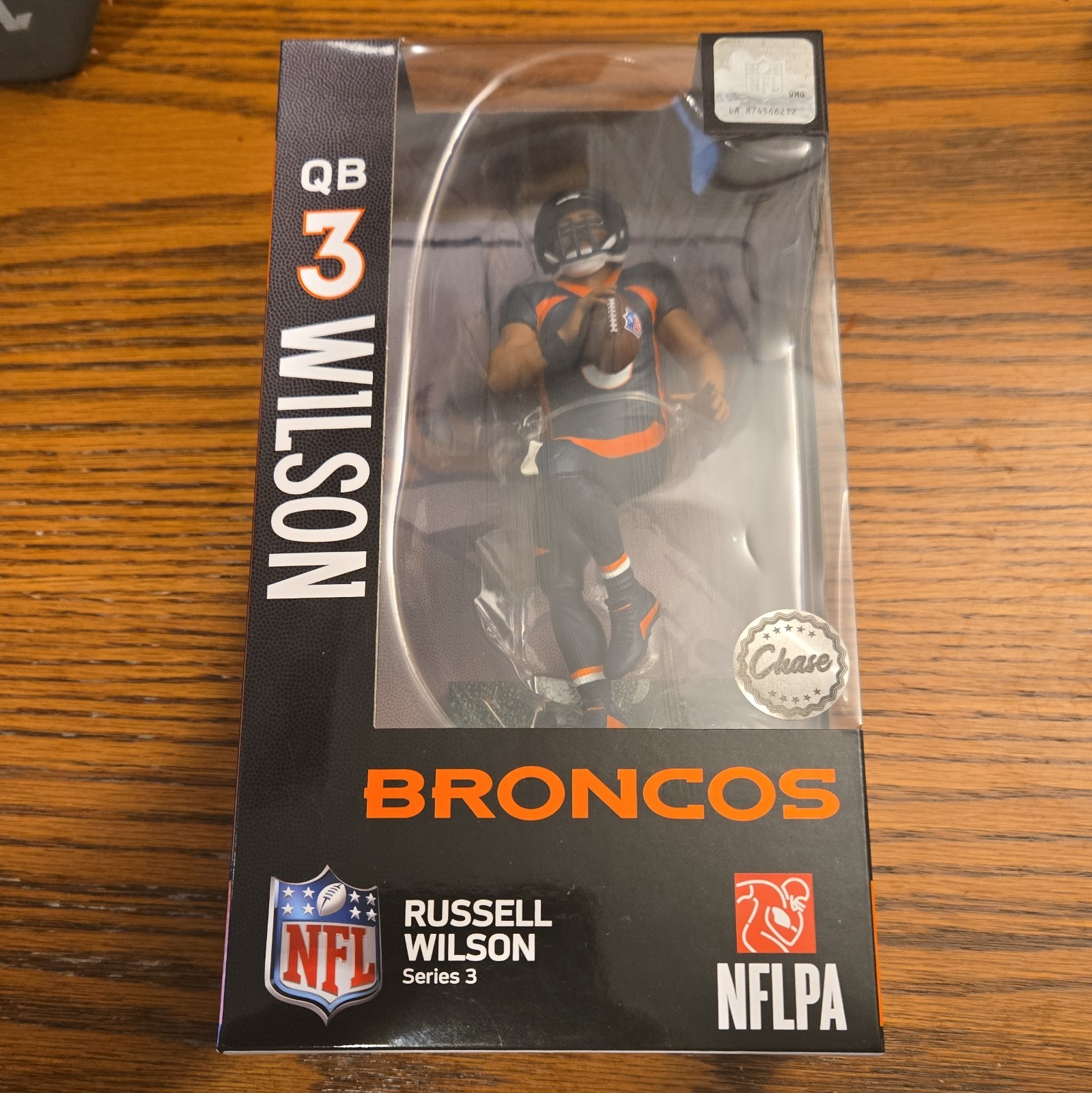 Russell Wilson (Denver Broncos) CHASE Imports Dragon NFL 6&Prime; Figure Series 3