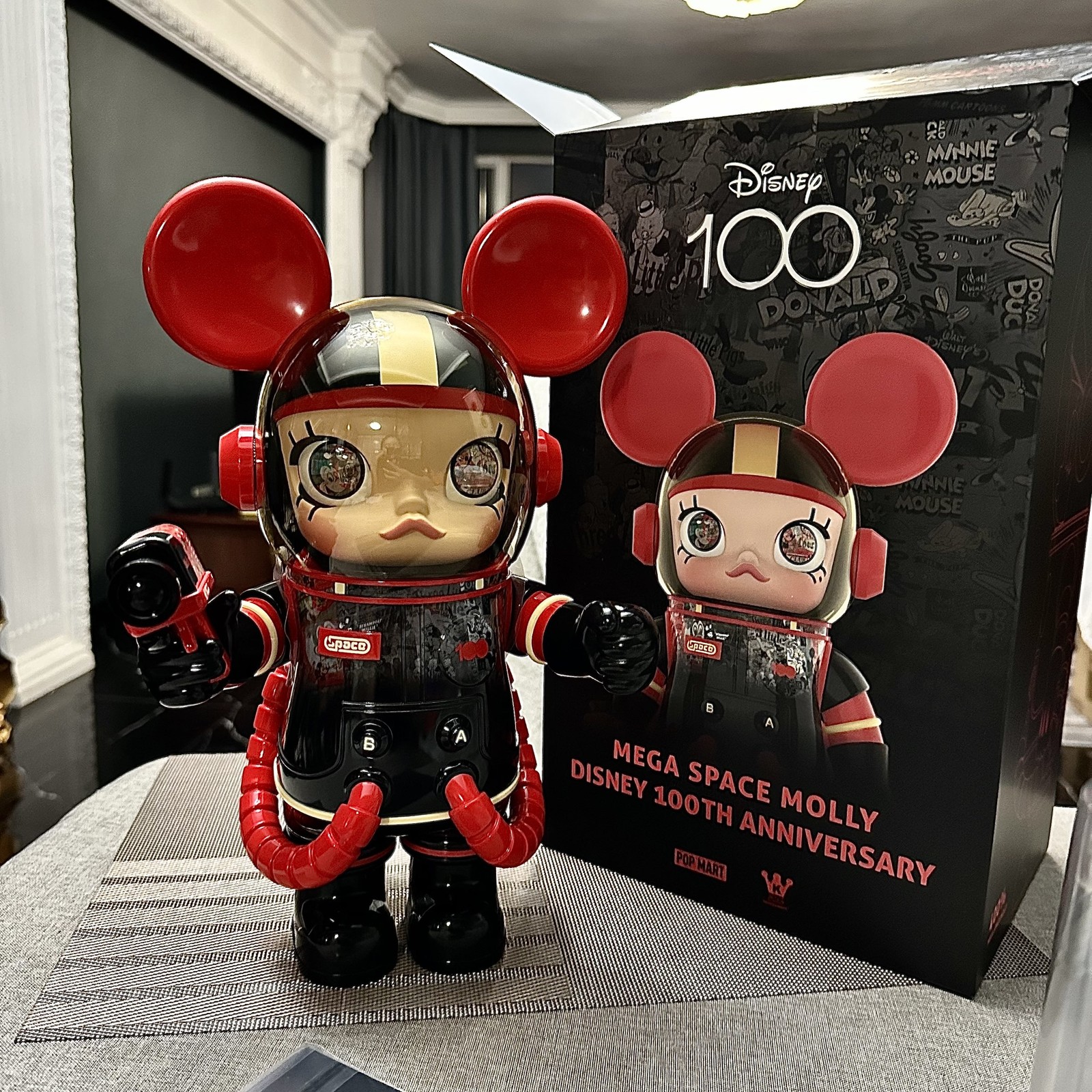Mega Space Molly 400% Disney 100Th Anniversary Limited Edition Figure Toy Gift