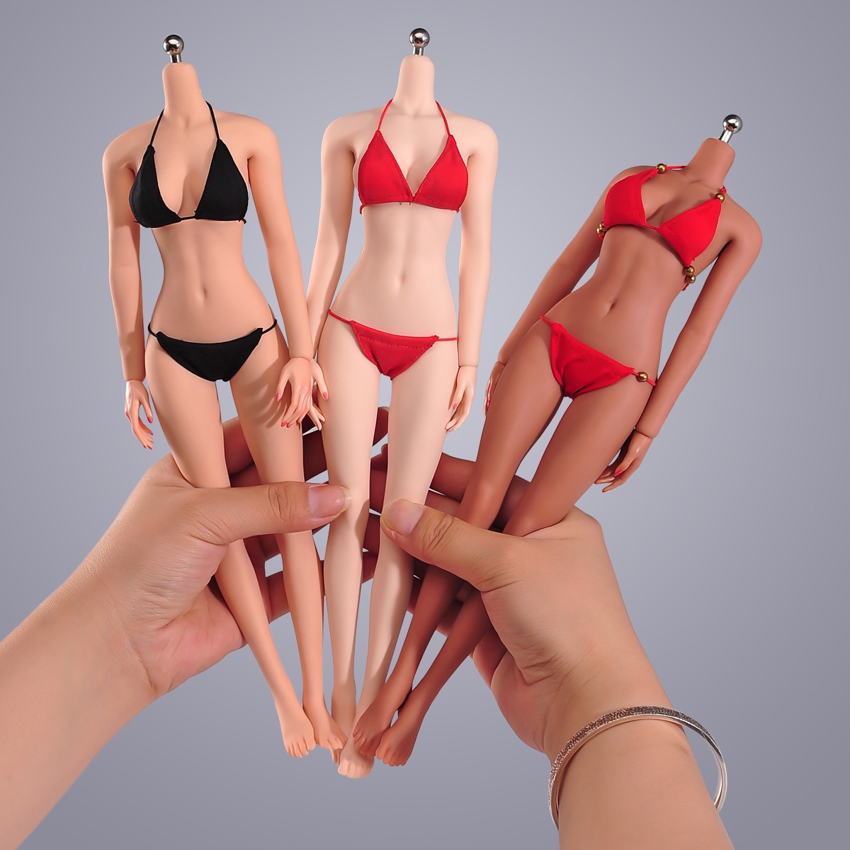 ANT T303 1/6 Big Breast Makeup Flexible Female Seamless Body 12 » Action Figure