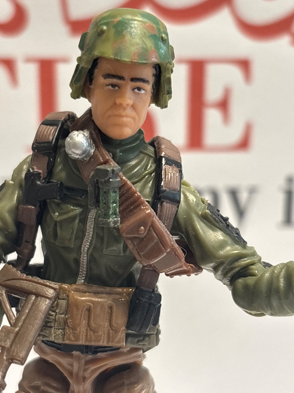 GI Joe custom MTF action figure « AMPED!” Marauder Task Force. Heavy weapon&rsquo;s spc