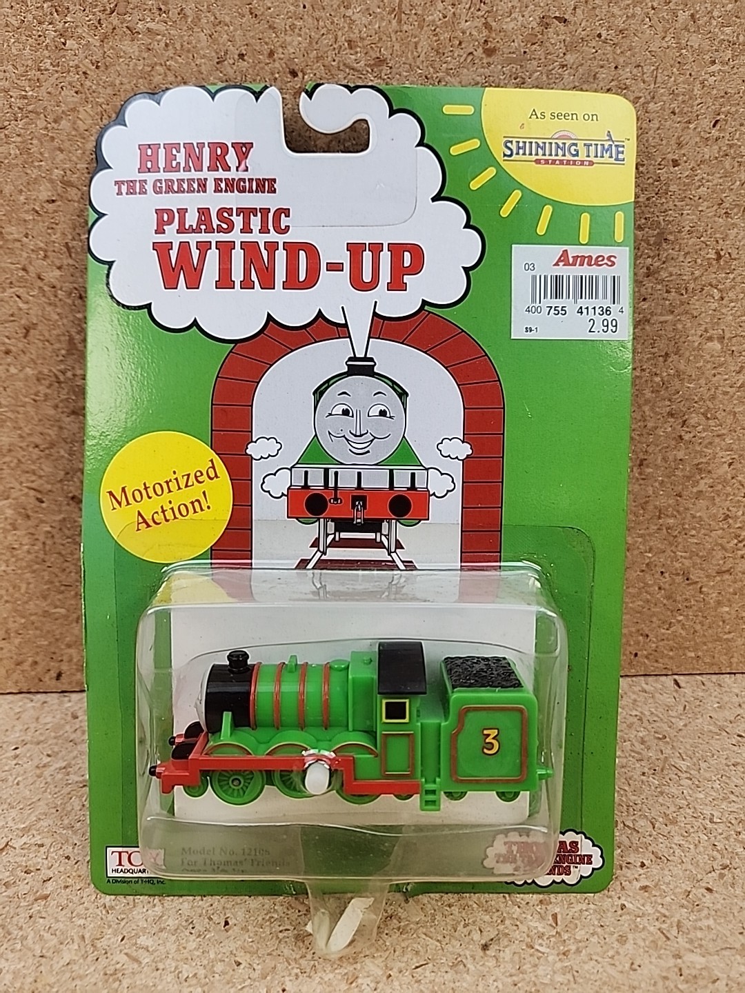 1993 Toy Headquarters THQ Thomas Tank Engine & Friends Henry Wind-Up Toy NEW MOC