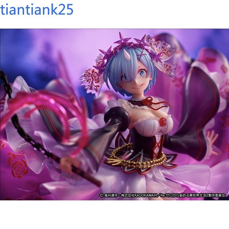Re:Life in a different world from zero Rem Crystal Dress Ver Anime Figure Model