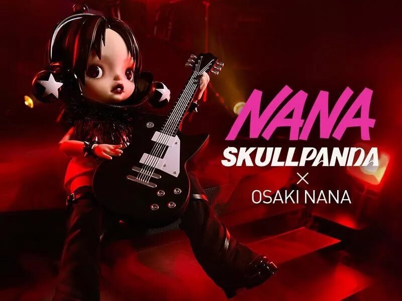 SKULLPANDA × NANA-Komatsu Nana Action Figures Art Toy Gift Doll In Stock！