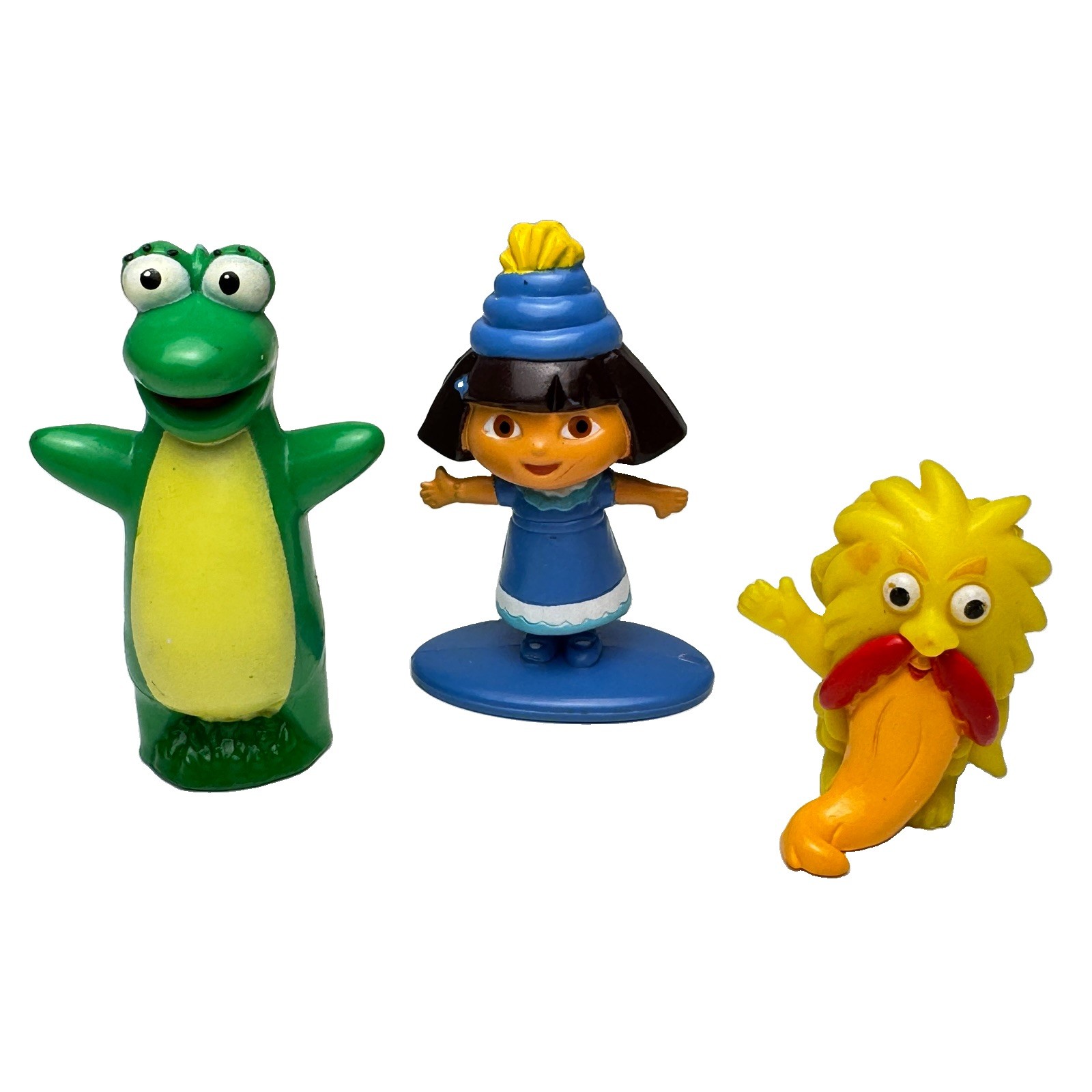 Dora The Explorer, Isa & Grumpy Old Troll Birthday Cake Toppers Candyland 2005