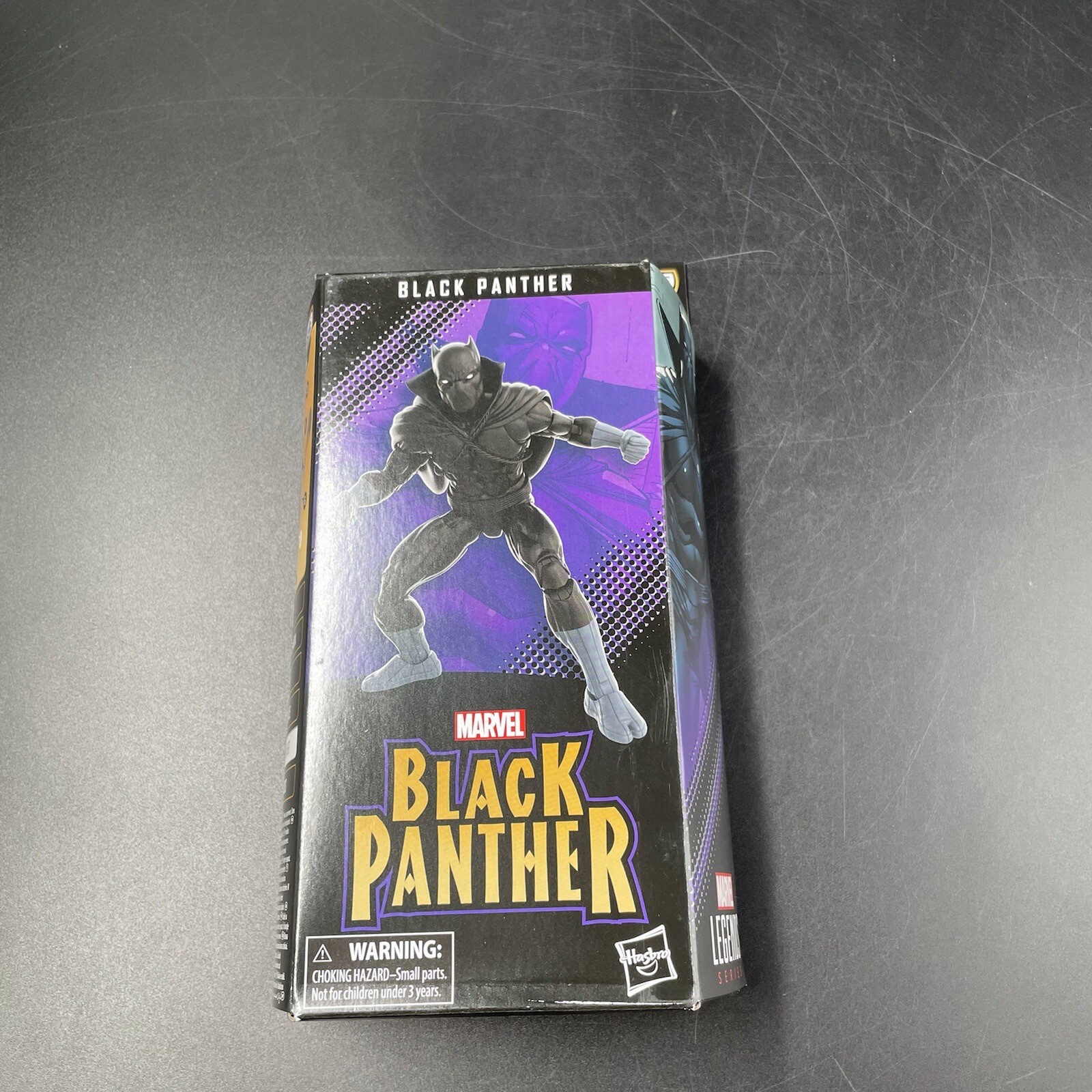 Hasbro Marvel Legends Black Panther Wakanda Forever Black Panther Imperfect Box