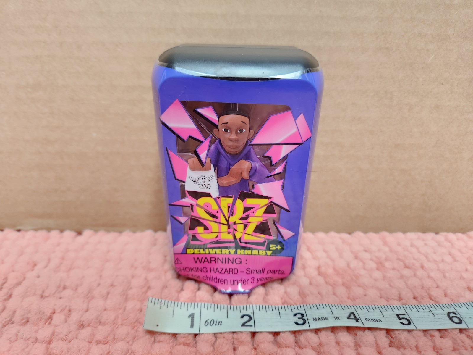 Screenbreakz Khaby Toy « Deliver Khaby » Khaby Lame TikTok Influencer Figure NEW