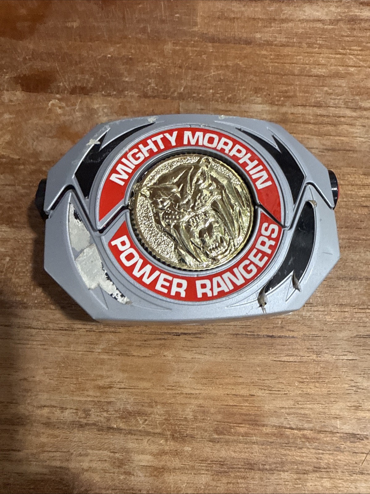 1991 Mighty Morphin Power Rangers Handheld Coin Morpher MMPR Bandai W/ One Coin