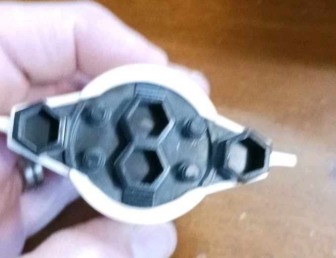 Mini Spacecraft Jet w Micro Astronaut Figure 1.25&Prime; Pilot Toy Space Ship