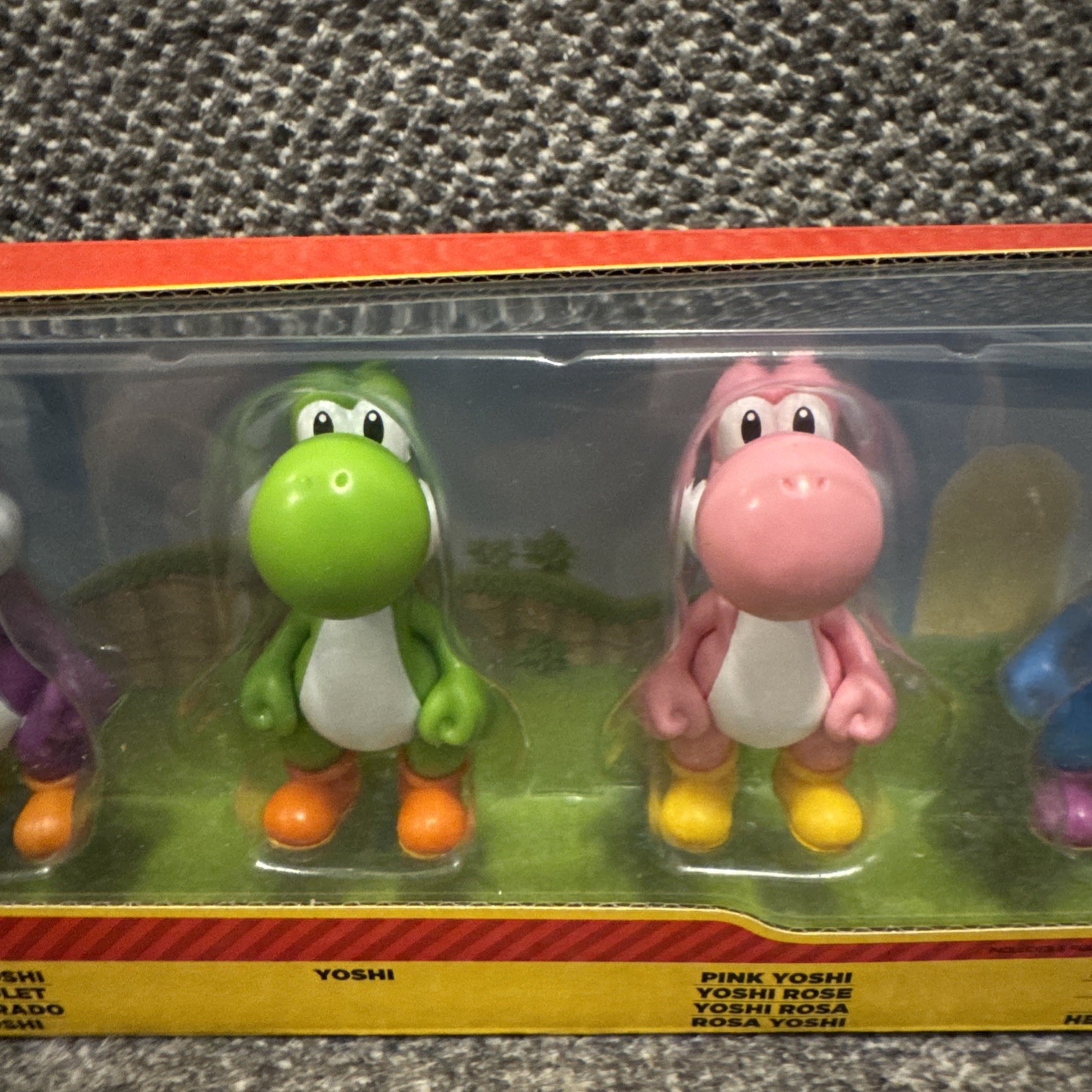 Super Mario Yoshi 5-Pack 2.5&Prime; Action Figures, Jakks Pacific, World of Nintendo