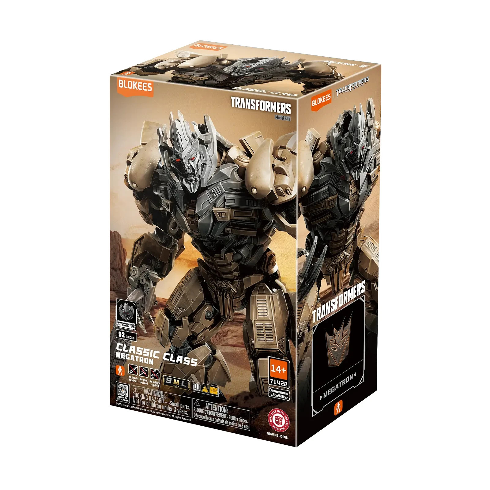 Blokees Classic Class DOTM Transformers Megatron Model Kit Action Figure