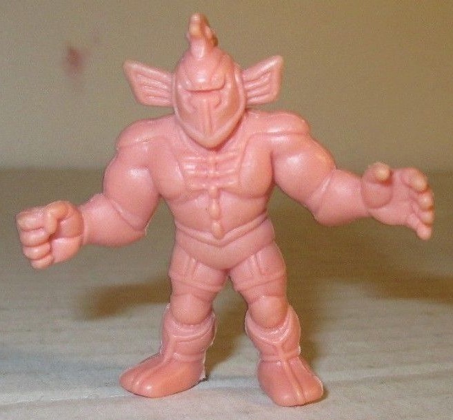 80&rsquo;s M.U.S.C.L.E. Men Kinnikuman Flesh Color 2&Prime; Black Knight Figure #180 Mattel