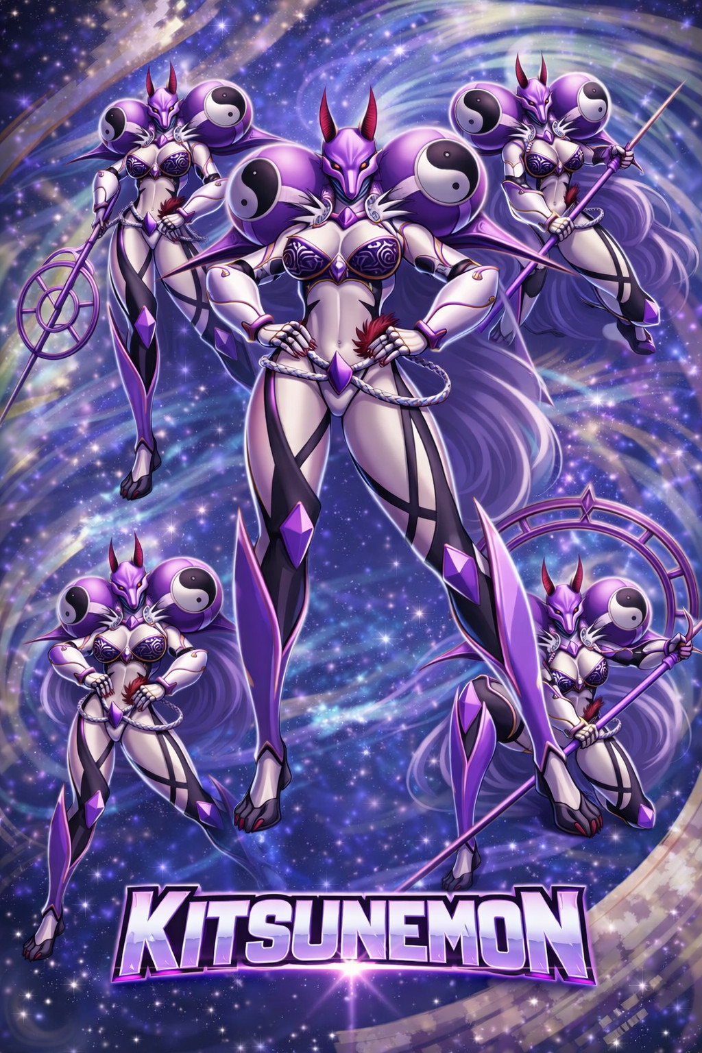 CUSTOM DIM FOX KUNOICHI EX DIGIMON DIM Vital Bracelet/VITAL HERO Dim Card