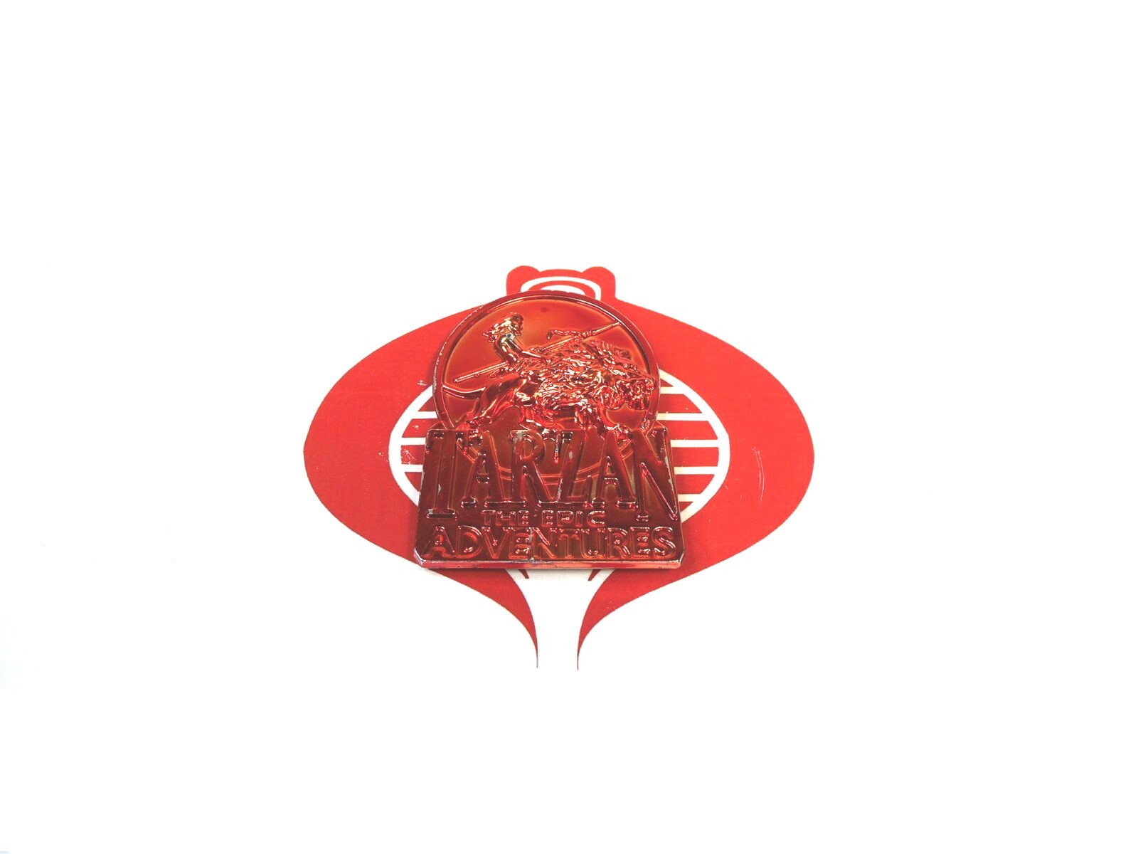 Tarzan Epic Adventures Accessory Red Clip LOGO Trendmasters Figure Accessory