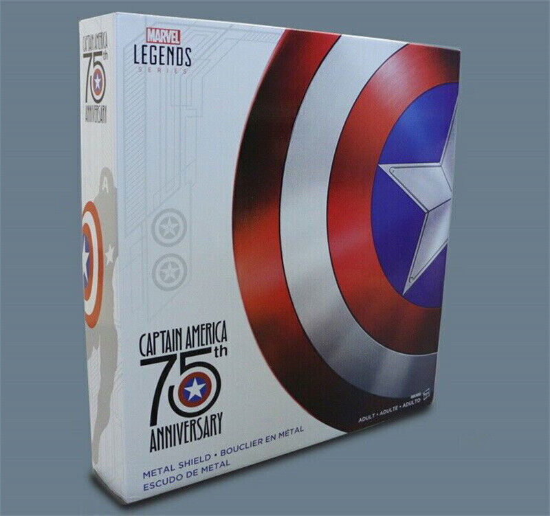 Captain America Shield Marvel Legends 75th Anniversary Alloy Metal 1:1 US STOCK