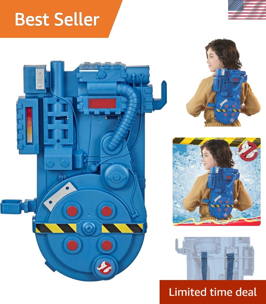 Classic Blue Kids Proton Pack Roleplay Gear – Perfect for Ghost-Hunting Fun!