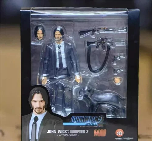 Mafex No. 085 PVC John Wick Chapter 2 Action Figure Toys model In Box -NEW