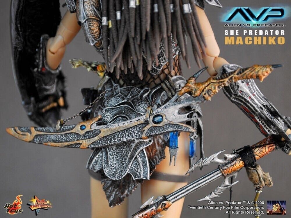 2008 AVP Alien Vs. Predator She Predator Machiko Hot Toys Hot Angel Rare