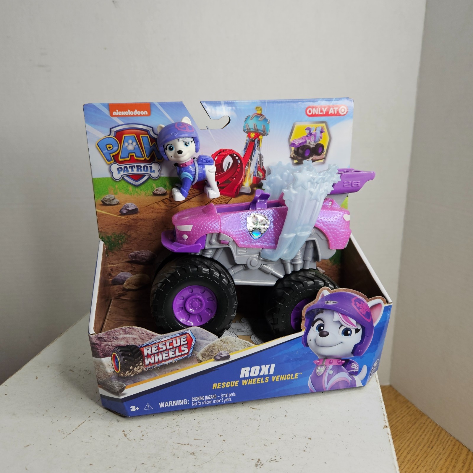 NEW Paw Patrol Roxi&rsquo;s Rescue Wheels Vehicle Roxi Figure Spin Master Nickelodeon
