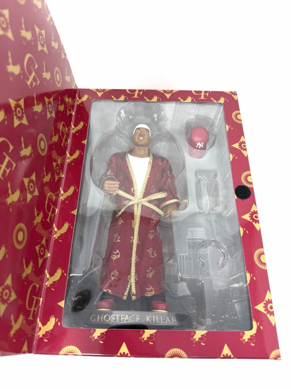 GHOSTFACE KILLAH RED & GOLD EDITION WU TANG CLAN 4 CAST ACTION FIGURE