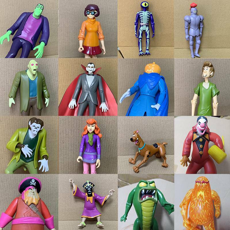 5&Prime; Scooby-doo WolfMan Zombie Skeleton Creeper Monster 50th anniversary Figures