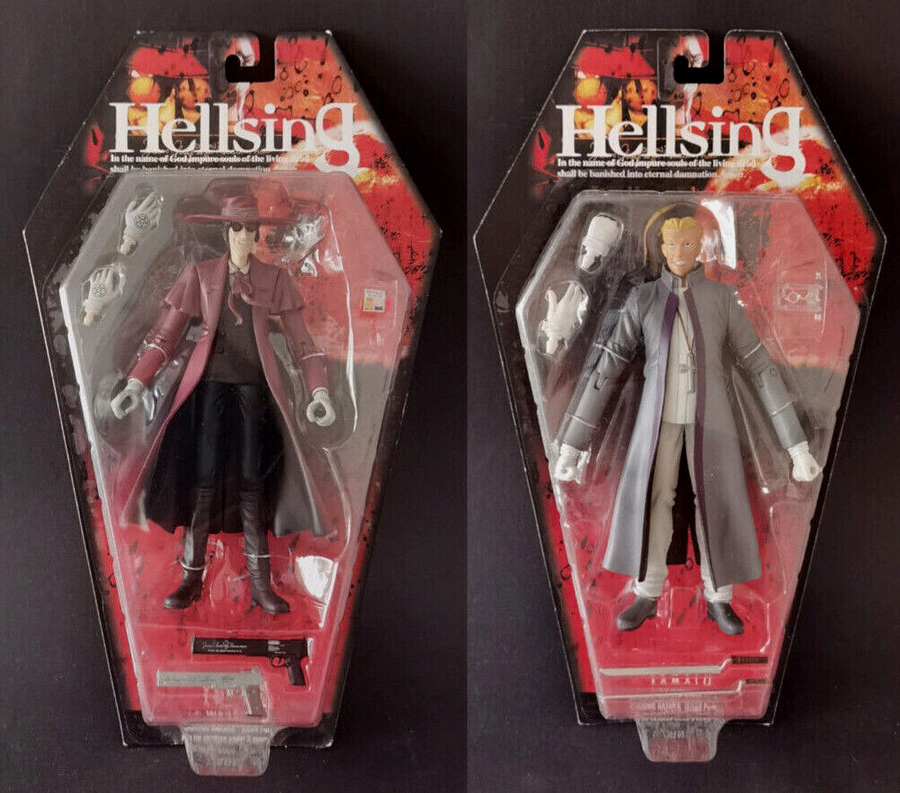 HELLSING Arucard And Anderson Action Figures (2) 19cm Yamato Toycom