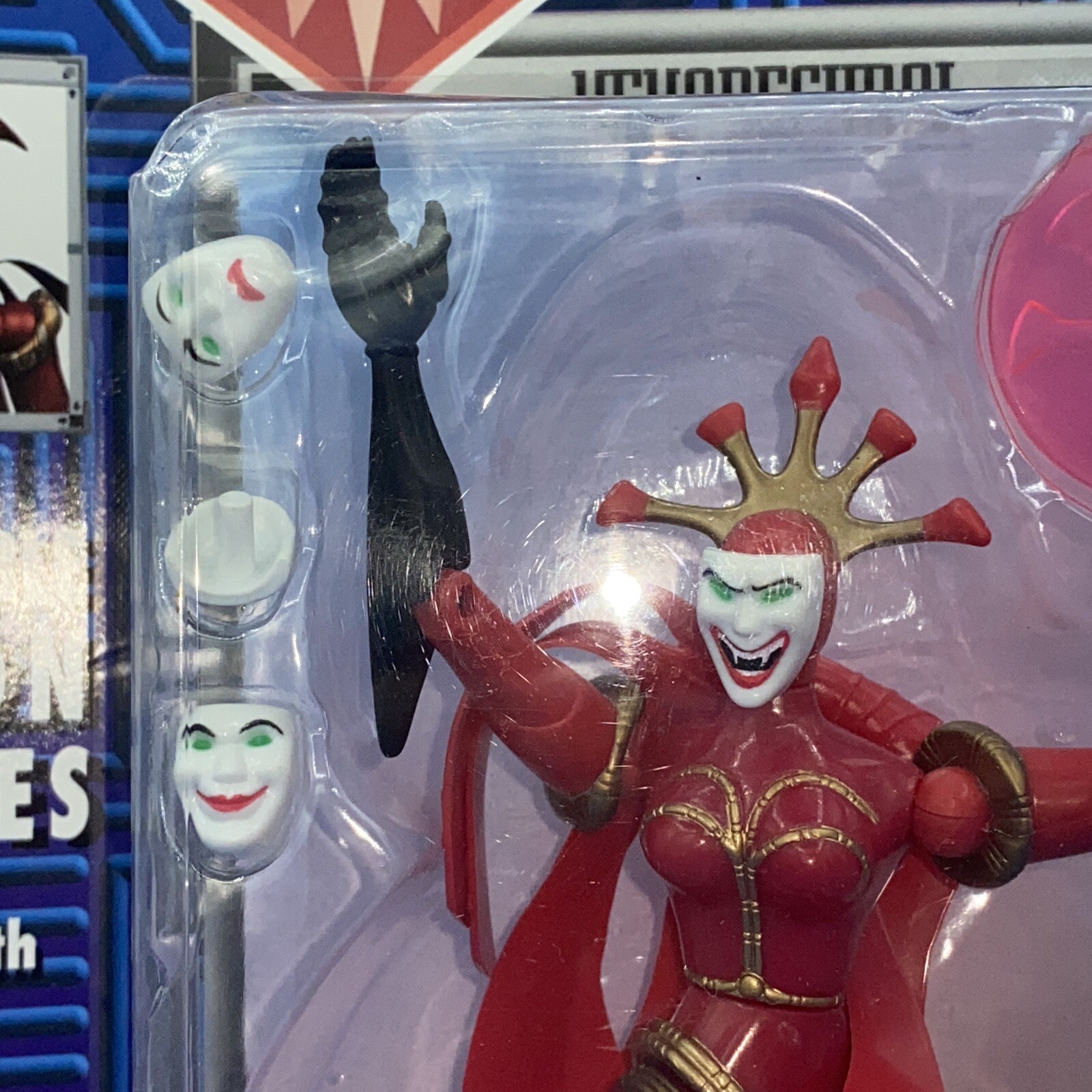 Irwin Toys REBOOT HEXADECIMAL ACTION FIGURE with 4 MASKS Vintage 1995
