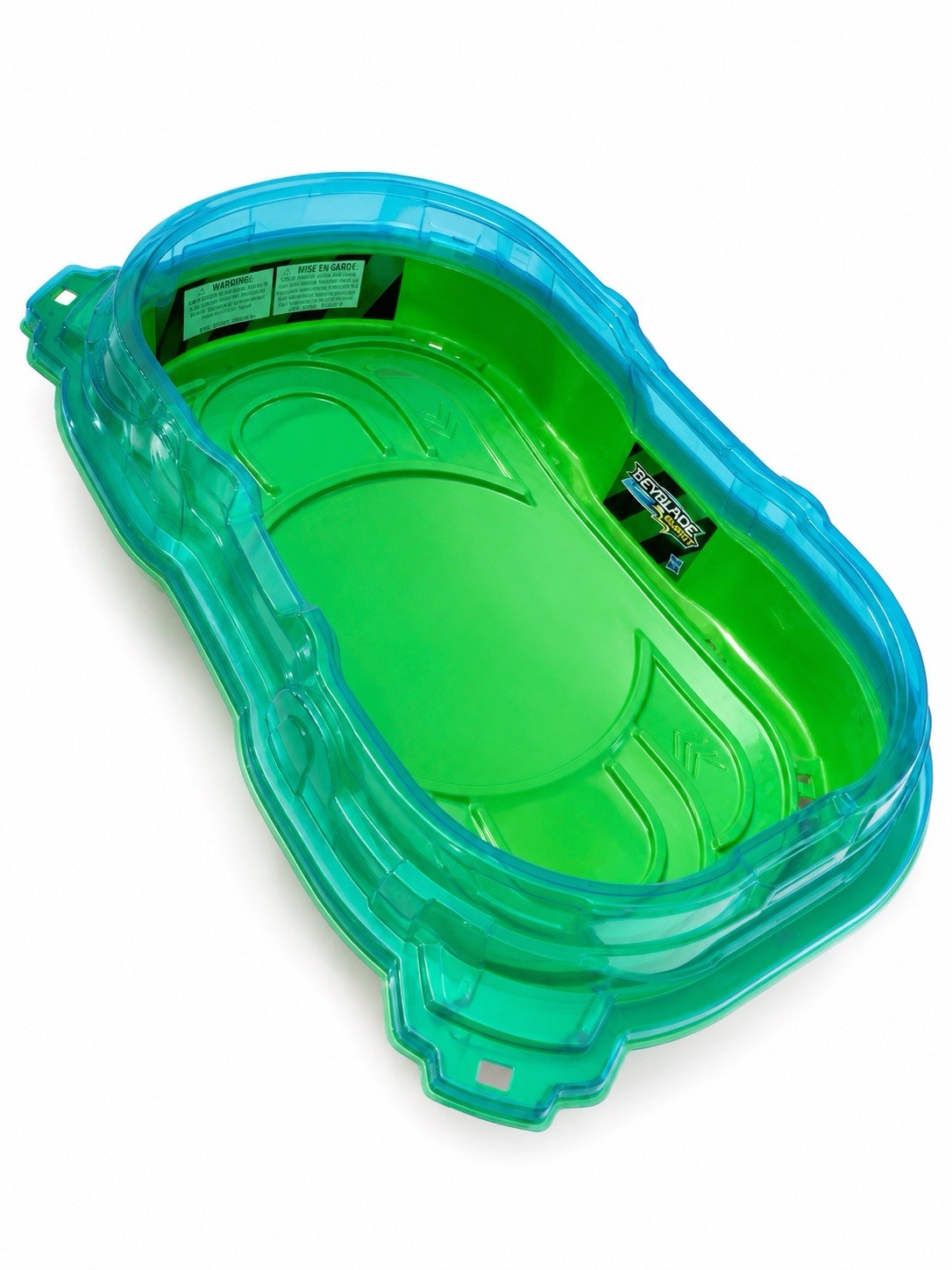 Beyblade Burst Green Blue Battle Stadium Arena Hasbro Beystadium Toy