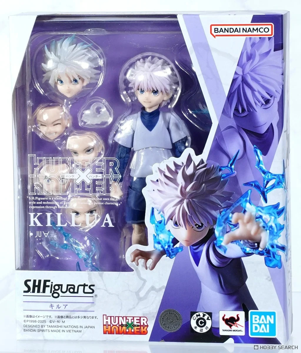 BANDAI S.H.FIGUARTS HUNTER X HUNTER KILLUA 135mm ACTION FIGURE