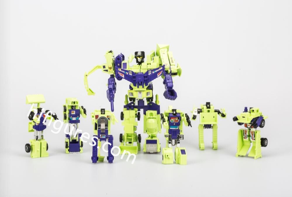 Transformers G1 Constructicon Devastator Figures With Box, Re-Issue Ver. Toys