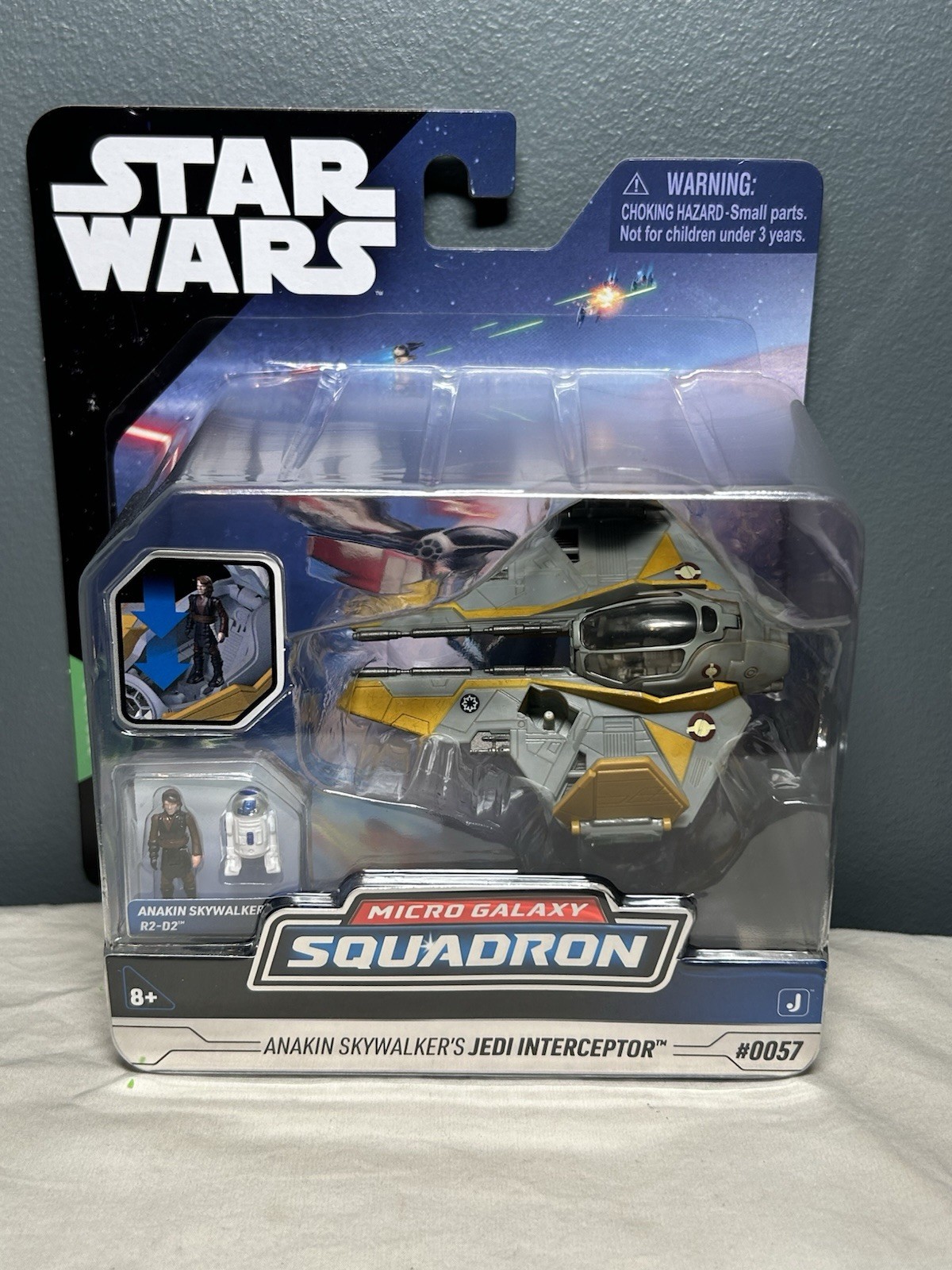 Star Wars Micro Galaxy Squadron Series 3 Obi-WAN’s Jedi Interceptor #0056