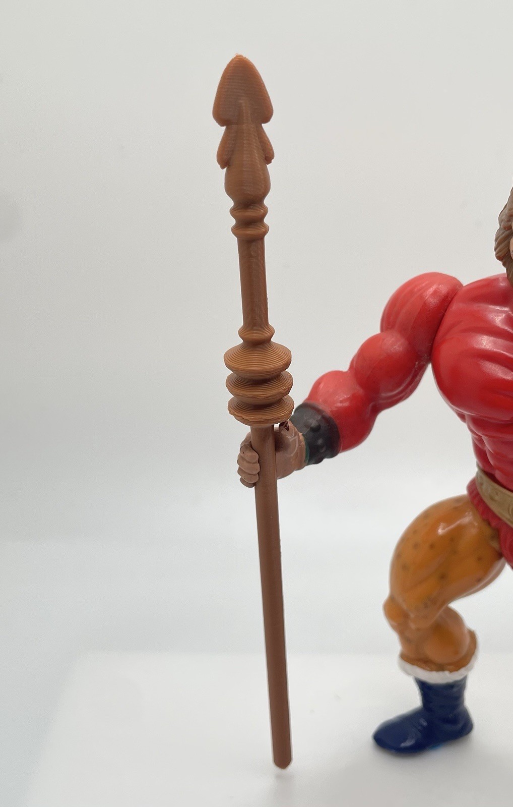 Vintage King Randor REPRO Staff Weapon MOTU Masters of the Universe 1986