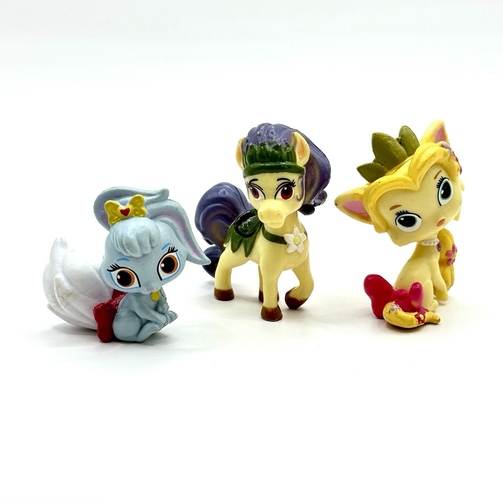 Disney Princess Palace Pets Lot Plastic PVC Figures Cake Topper 1.5&Prime; in High