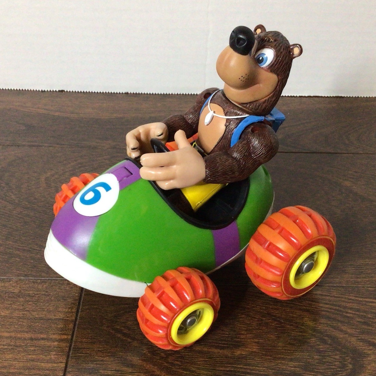 1999 Diddy Kong Racing Banjo Kazooie Action Figure in Kart Nintendo