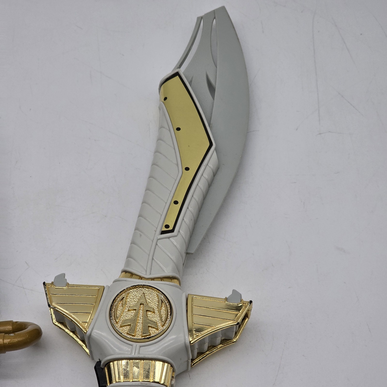 Power Rangers Dragon Dagger & White Ranger Saba Sword Toy Lot 1994 Bandai MMPR