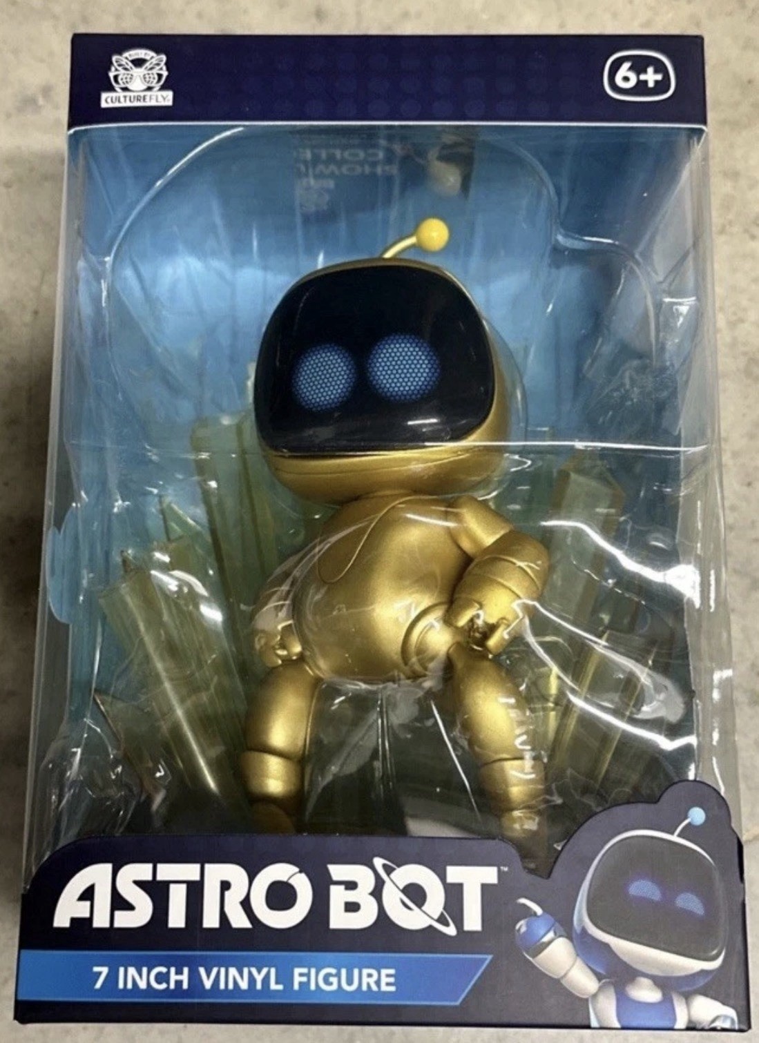 Astro Bot Gold Vinyl Figure 7-Inch by CultureFly – Limited Edition – New Sealed
