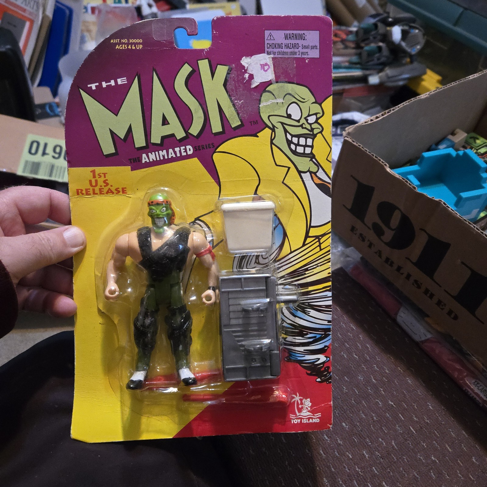 1997 TOY ISLAND-THE MASK (ANIMATED SERIES) SGT. MASK FIGURE – NIP