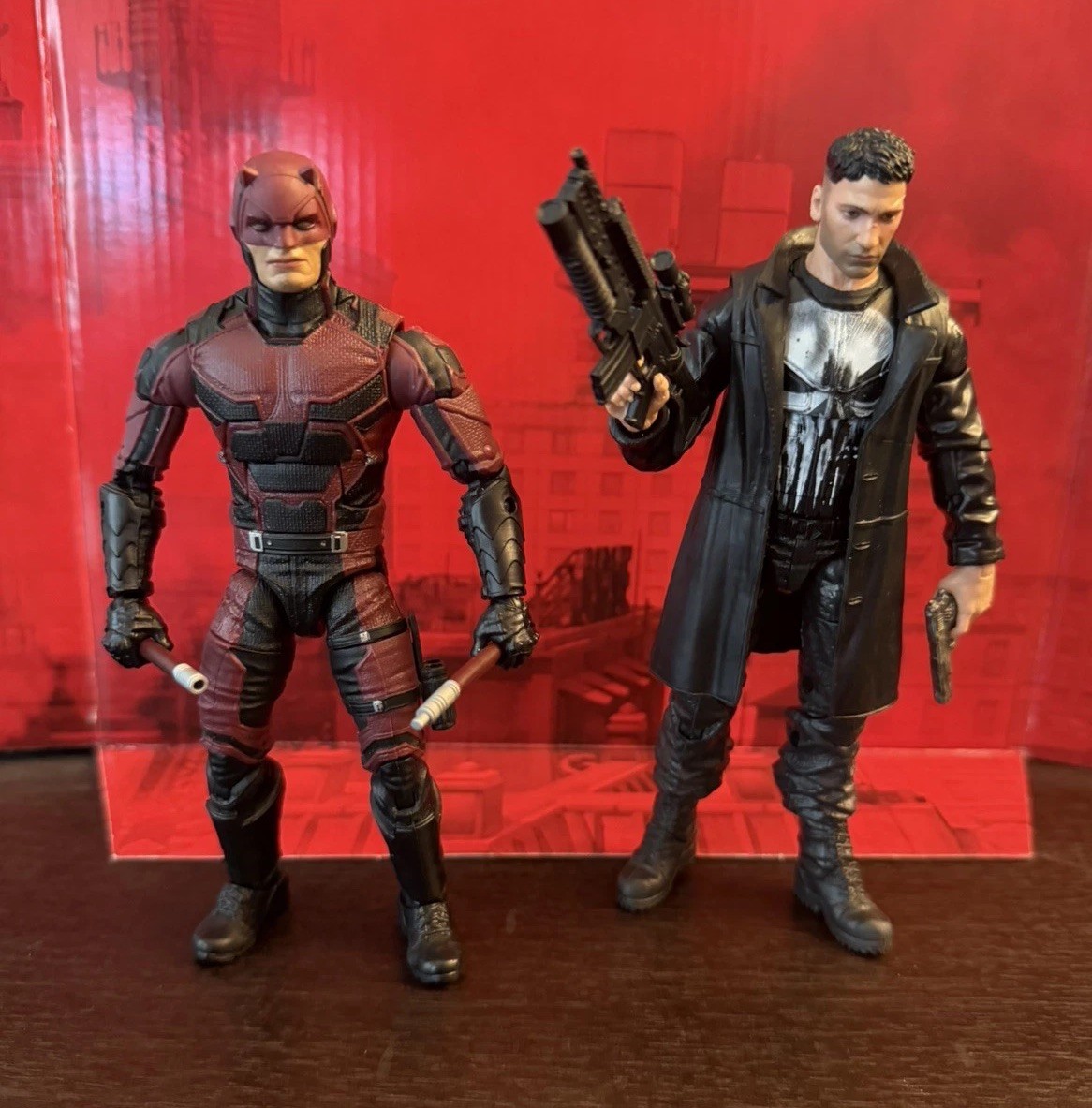 Marvel Legends Netflix Daredevil and Punisher Jon Bernthal Charlie Cox 2017