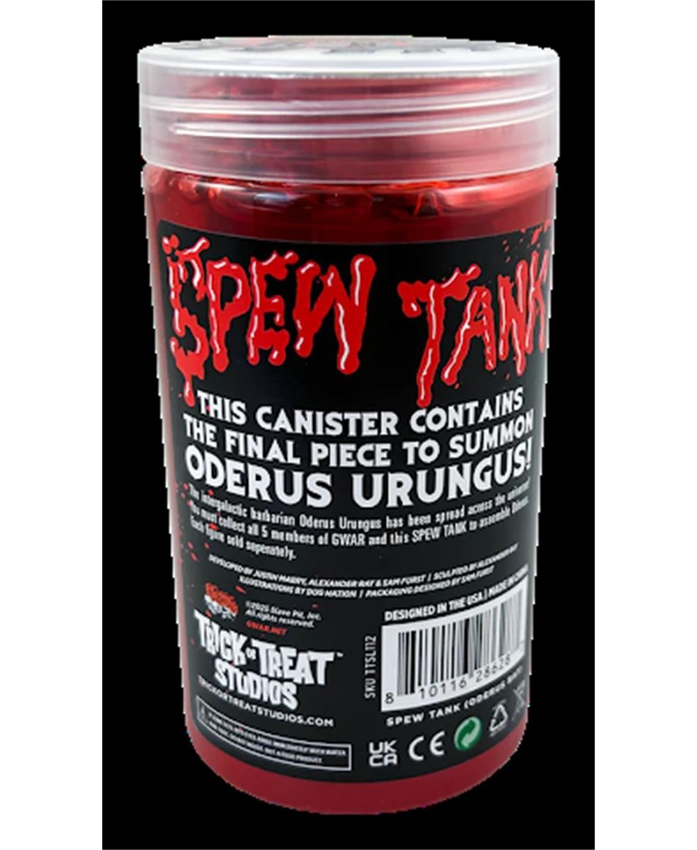 Gwar Spew Tank with Blood Slime & Oderus Urungus Collectible Build-A-Figure