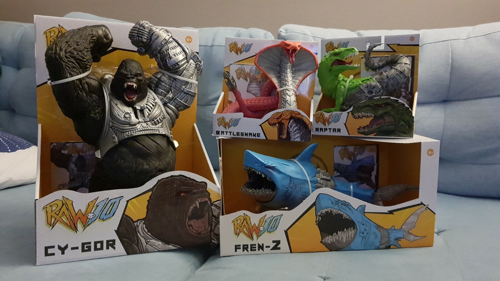 Xmas Gift for Collector Exclusive Mcfarlane Toys Raw 10 Series 1 Full Set NIB