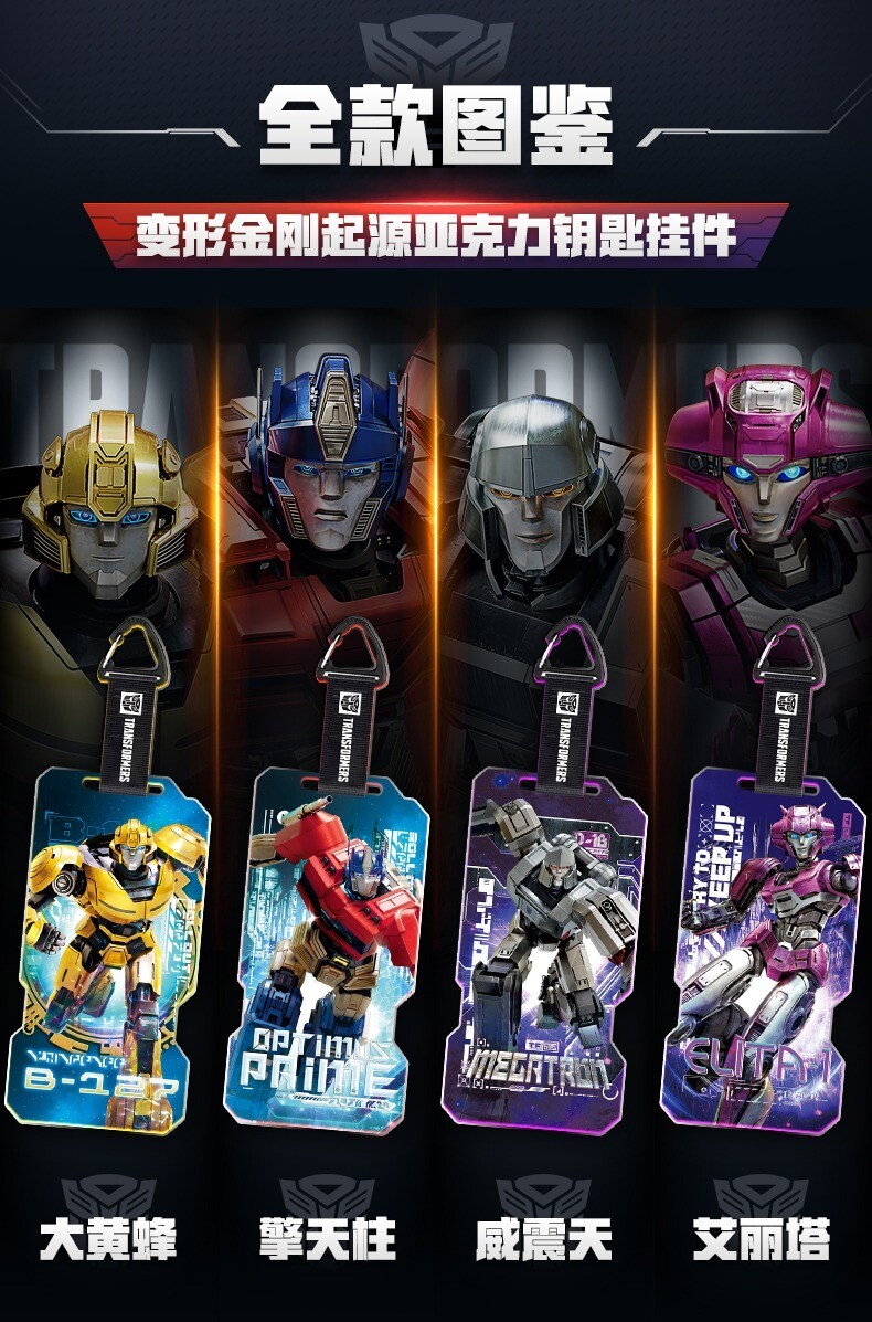 Auldey Transformers One Peripherals Collectible Key Ring Pendant Random 1 Box