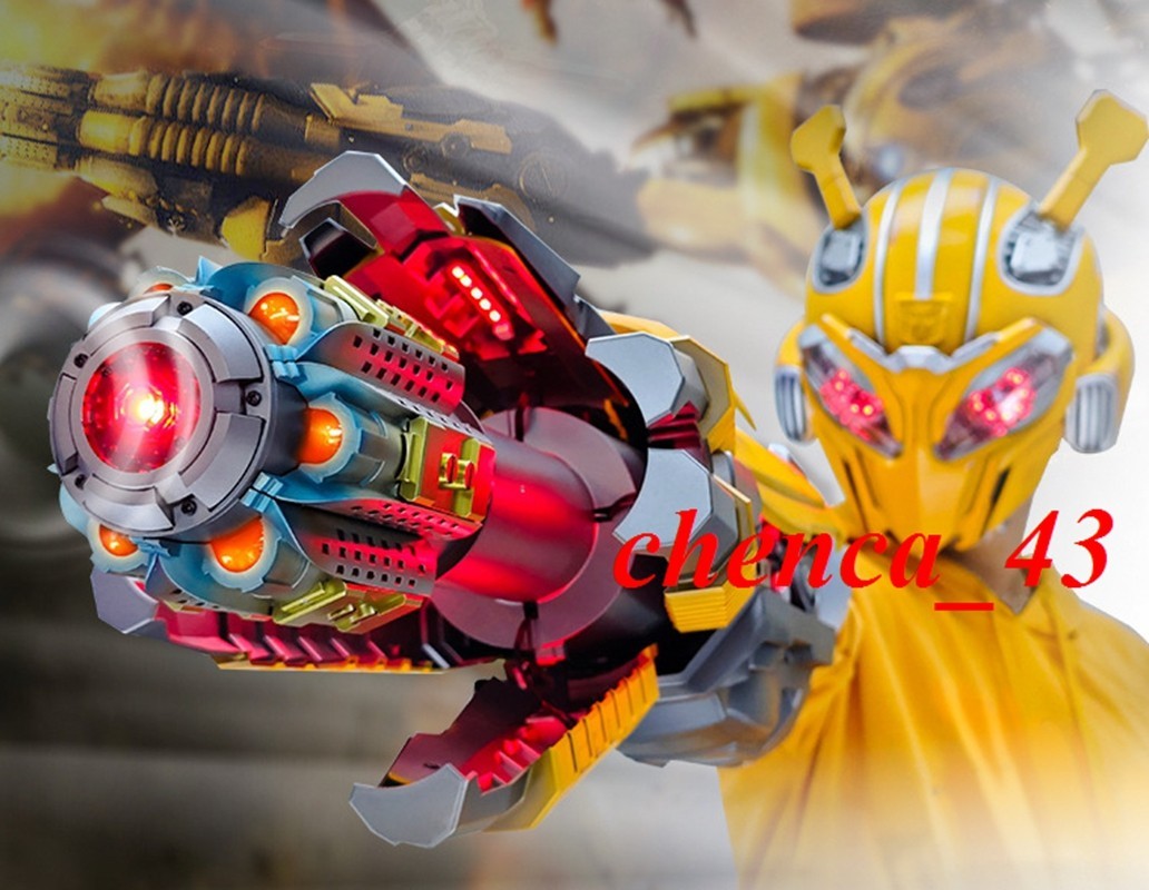 US Now!! 1:1 Killerbody Transform Bumblebee Arm Cannon or Bumblebee Helmet Gift