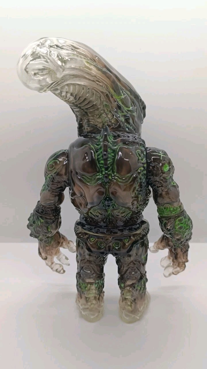 NARK PAGAN KILLER NPK LIBIDO ECHO Alien Green Transparent Sofubi Vinyl *Loose*