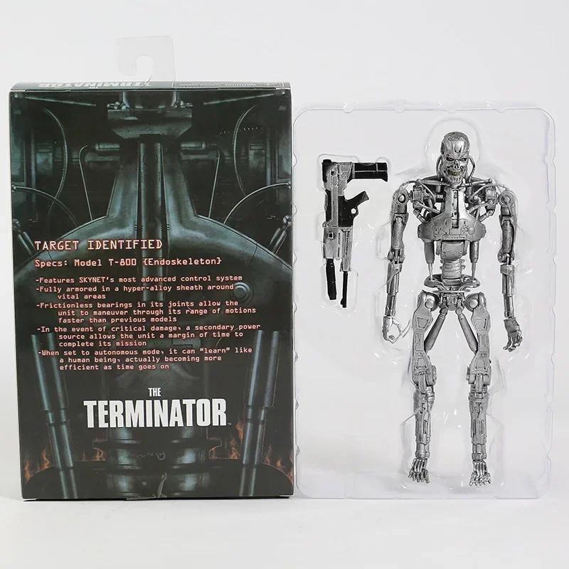 New 7&Prime; Terminator 2 Judgment Day T-800 Endoskeleton Arnold Pvc Action Figure
