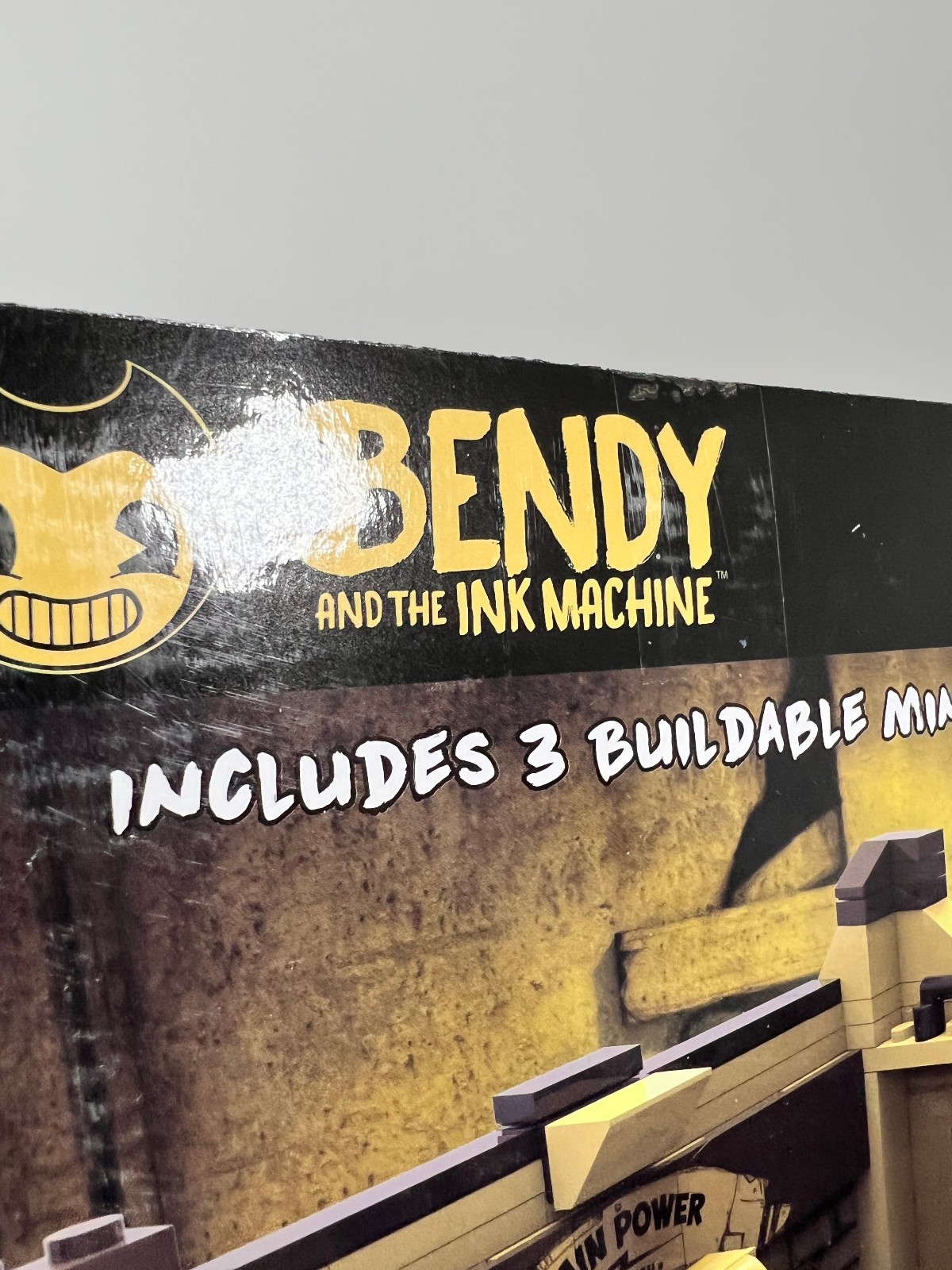 Bendy and the Ink Machine Construction Ink Machine Room Buildable Scene Set