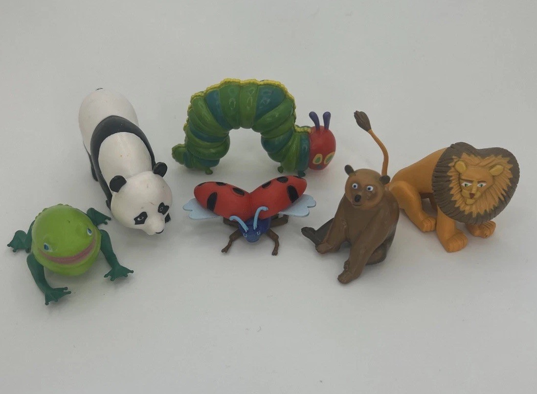 The World of Eric Carle Figure Set of 6 Toys Including Hungry Caterpillar